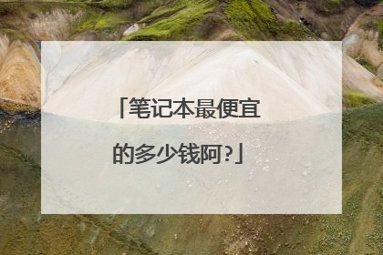 笔记本最便宜的多少钱阿?