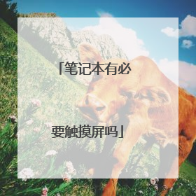 笔记本有必要触摸屏吗