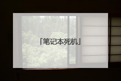 笔记本死机