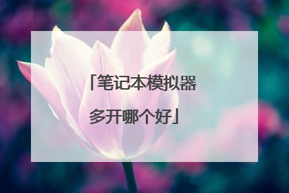 笔记本模拟器多开哪个好