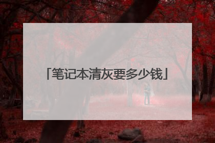 笔记本清灰要多少钱