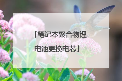 笔记本聚合物锂电池更换电芯