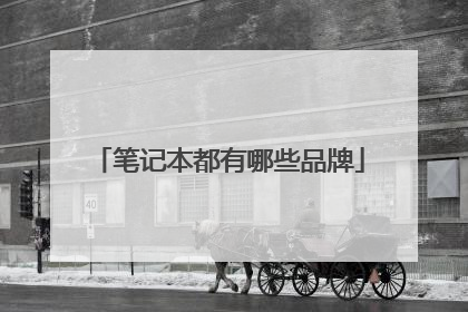 笔记本都有哪些品牌