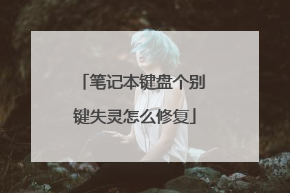笔记本键盘个别键失灵怎么修复