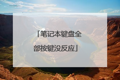 笔记本键盘全部按键没反应