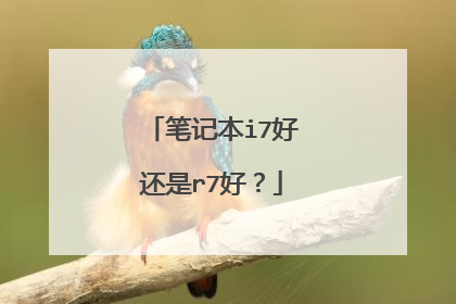 笔记本i7好还是r7好?