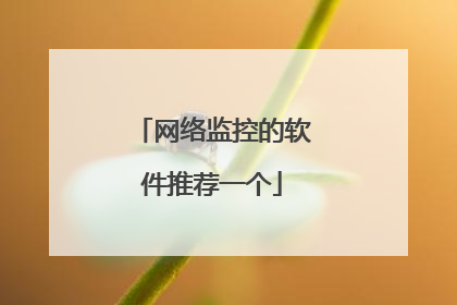 网络监控的软件推荐一个