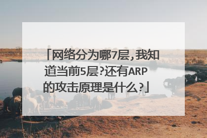 网络分为哪7层,我知道当前5层?还有ARP的攻击原理是什么?