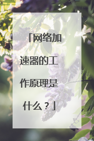 网络加速器的工作原理是什么?