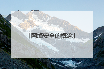 网络安全的概念