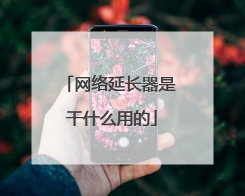 网络延长器是干什么用的
