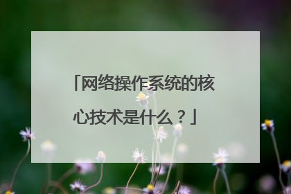 网络操作系统的核心技术是什么？