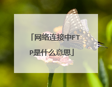 网络连接中FTP是什么意思
