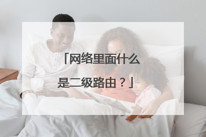 网络里面什么是二级路由?