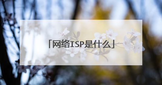 网络ISP是什么