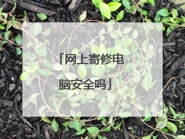 网上寄修电脑安全吗