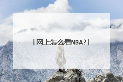 网上怎么看NBA?