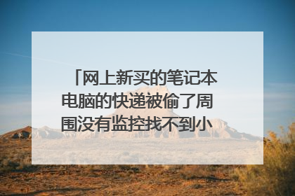 网上新买的笔记本电脑的快递被偷了周围没有监控找不到小偷怎么办?