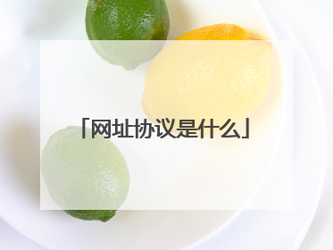 网址协议是什么