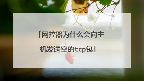 网控器为什么会向主机发送空的tcp包
