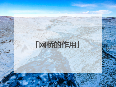 网桥的作用