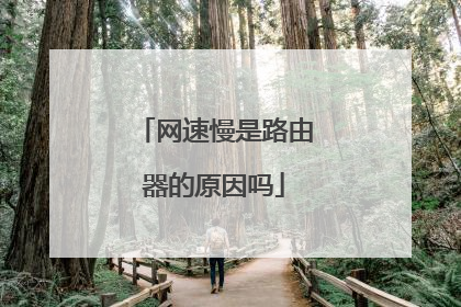 网速慢是路由器的原因吗