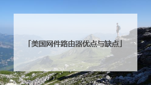 美国网件路由器优点与缺点