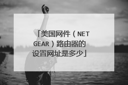 美国网件（NETGEAR）路由器的设置网址是多少