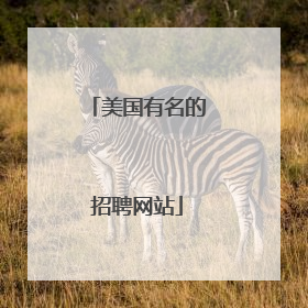 美国有名的招聘网站