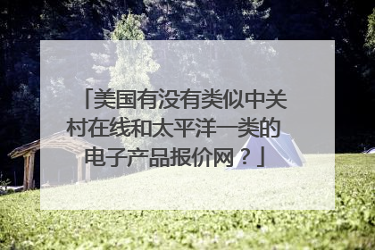美国有没有类似中关村在线和太平洋一类的电子产品报价网?