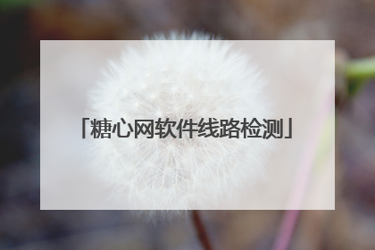 糖心网软件线路检测