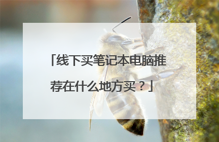 线下买笔记本电脑推荐在什么地方买？