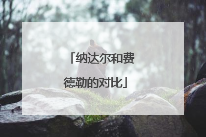 纳达尔和费德勒的对比