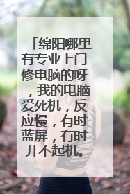 绵阳哪里有专业上门修电脑的呀,我的电脑爱死机,反应慢,有时蓝屏,有时开不起机。最好是有修过的,给提
