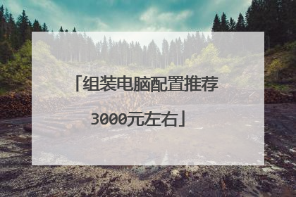 组装电脑配置推荐3000元左右
