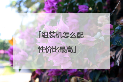 组装机怎么配性价比最高