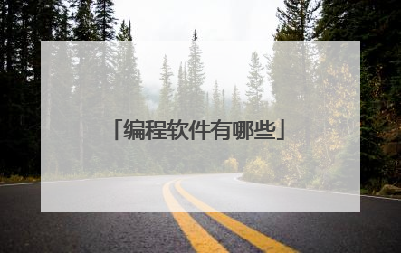 编程软件有哪些