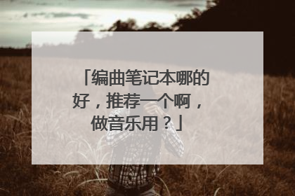 编曲笔记本哪的好，推荐一个啊，做音乐用？
