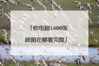 修电脑1400张原图在哪看完整