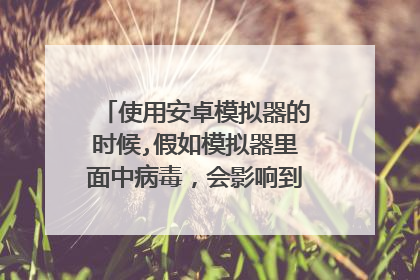 使用安卓模拟器的时候,假如模拟器里面中病毒，会影响到电脑本身吗？