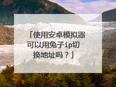使用安卓模拟器可以用兔子ip切换地址吗?