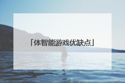 体智能游戏优缺点