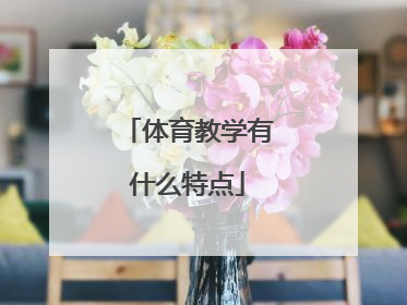 体育教学有什么特点