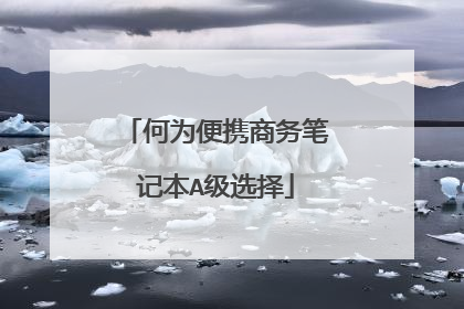 何为便携商务笔记本A级选择