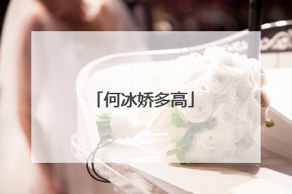 何冰娇多高