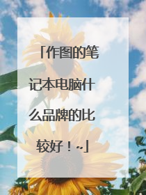 作图的笔记本电脑什么品牌的比较好!~