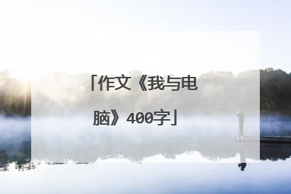 作文《我与电脑》400字