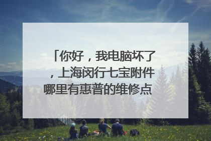 你好,我电脑坏了,上海闵行七宝附件哪里有惠普的维修点,电脑找不到硬盘,是怎么回事哦