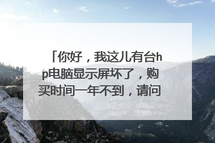 你好,我这儿有台hp电脑显示屏坏了,购买时间一年不到,请问可以上门维修吗