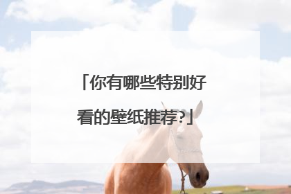 你有哪些特别好看的壁纸推荐?